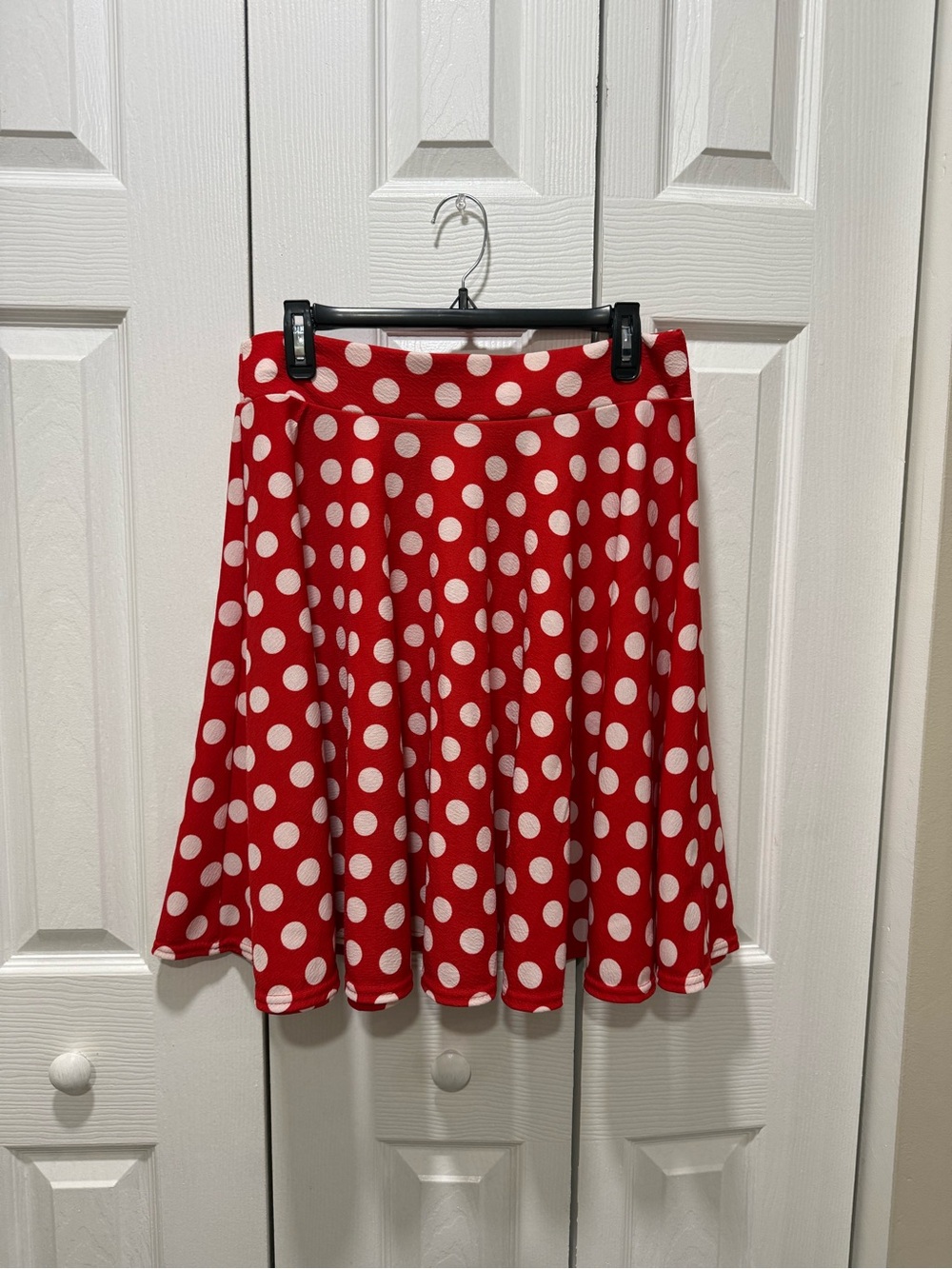 Classic Red Polka Dot Skater Skirt